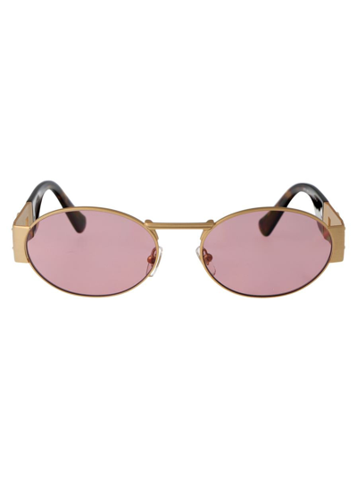 Versace Sunglasses In 100284 Matte Gold