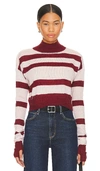 LOVERS & FRIENDS TANDICE STRIPED SWEATER