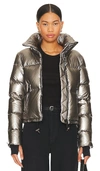 Sam Freestyle Down Jacket In Gunmetal