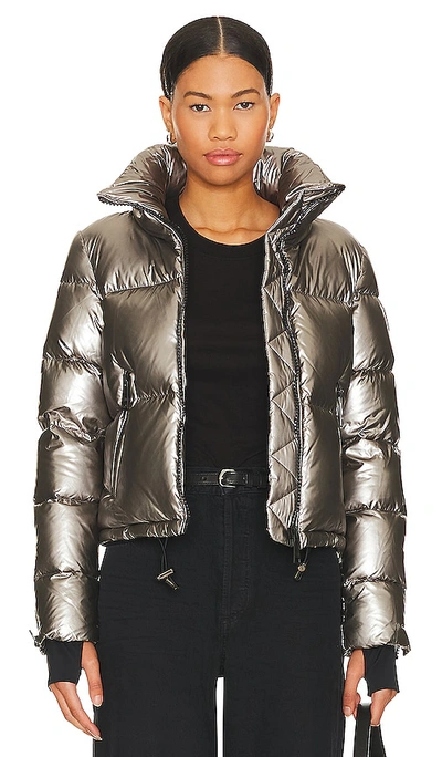 Sam. Freestyle Down Jacket In Gunmetal