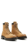 Allsaints Bobcat Lace-up Combat Boot In Camel