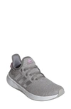 Adidas Originals Cloadfoam Pure Running Shoe In Grey/ Silver Met./ Lilac