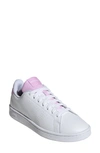 Adidas Originals Advantage Trainer In White/white/lilac
