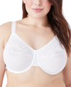 WACOAL VISUAL EFFECTS MINIMIZER BRA 857210, UP TO I CUP