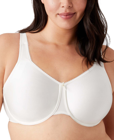 Wacoal Basic Beauty Full-figure Underwire Bra 855192, Up To H Cup In Ivory (nude )
