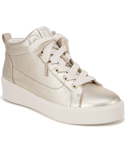 Naturalizer Morrison-mid Sneakers In Champagne Leather