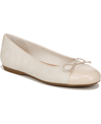 Dr. Scholl's Women's Wexley Bow Flats In Off White Faux Leather