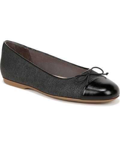 Dr. Scholl's Women's Wexley Bow Flats In Black Faux Leather