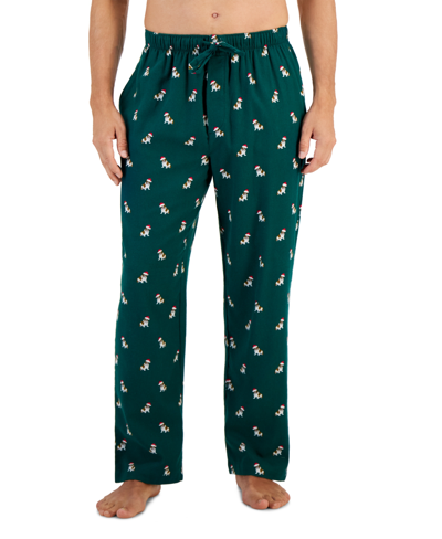 Club Room Men's Flannel Pajama Pants, Created For Macy's In Eden