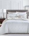 Hotel Collection Fresco Jacquard 525-thread Count Egyptian Cotton 3-pc. Duvet Cover Set, Full/queen, Exclusively At M In Fresh White