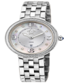 GV2 BY GEVRIL WOMEN'S VERONA SILVER STAINLESS STEEL WATCH 37MM