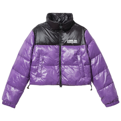 Comme Des Fuckdown Nylon Jackets & Women's Coat In Purple