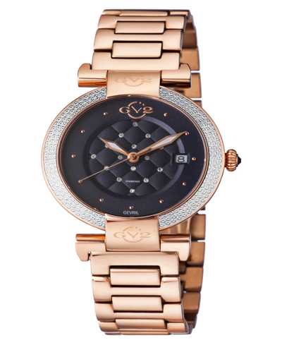 Gv2 By Gevril Berletta Women's Rose Gold-tone Stainless Steel Watch 37mm
