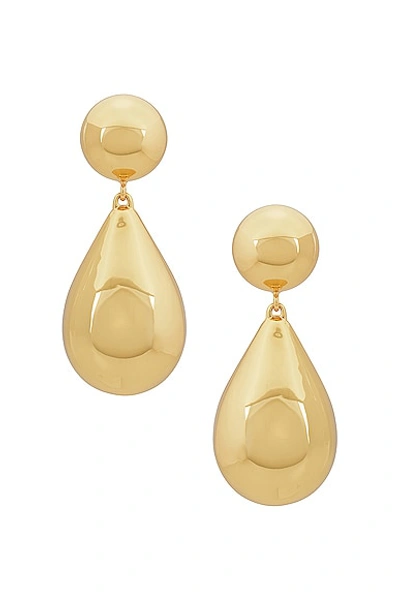 Lele Sadoughi Small Dome Teardrop Earrings In Gold
