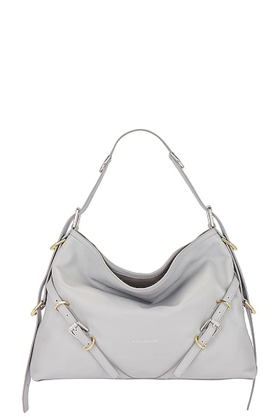 Givenchy Voyou Medium Bag In Light Grey