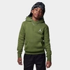 Nike Jordan Kids' Mj Essentials Pullover Hoodie In Medium Olive