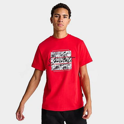 Supply And Demand Sonneti Men's Bliss T-shirt In Red/white/black