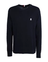 Tommy Hilfiger Man Sweater Midnight Blue Size Xl Cotton In Blue