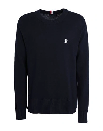 Tommy Hilfiger Man Sweater Midnight Blue Size Xl Cotton