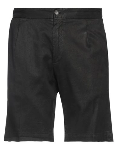 Devore Incipit Man Shorts & Bermuda Shorts Black Size 38 Linen, Cotton, Elastane