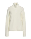 BALLANTYNE BALLANTYNE WOMAN TURTLENECK WHITE SIZE 8 CASHMERE