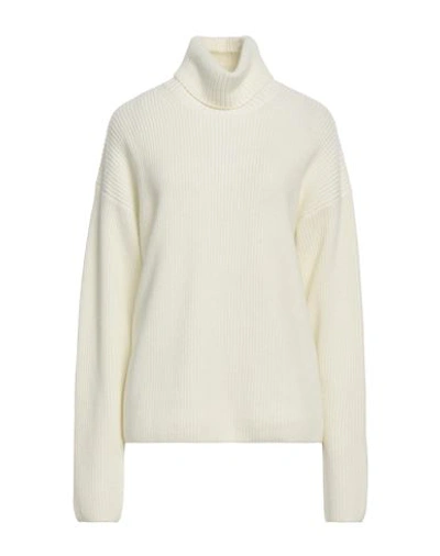 Ballantyne Slim Fit Cashmere Turtleneck Knitwear In White