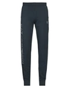 Ea7 Man Pants Navy Blue Size Xxl Cotton, Elastane