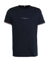 Tommy Hilfiger Man T-shirt Navy Blue Size Xl Cotton