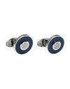 DUNHILL DUNHILL MAN CUFFLINKS AND TIE CLIPS BLUE SIZE - METAL