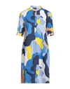 Camicettasnob Woman Midi Dress Blue Size 12 Cotton