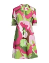 Camicettasnob Woman Midi Dress Acid Green Size 10 Cotton In Green