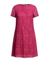 Nina 14.7 Woman Mini Dress Magenta Size 8 Viscose, Cotton, Polyamide