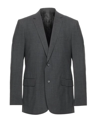 Dunhill Man Blazer Steel Grey Size 36 Wool