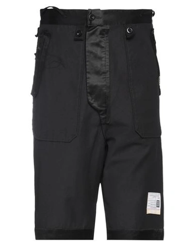 Miharayasuhiro Maison Mihara Yasuhiro Man Shorts & Bermuda Shorts Black Size 30 Cotton, Nylon In Black
