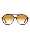 Victoria Beckham Pilot Vb633s Sunglasses Woman Sunglasses Multicolored Size 59 Acet In Fantasy
