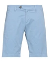 Roy Rogers Roÿ Roger's Man Shorts & Bermuda Shorts Sky Blue Size 28 Cotton, Elastane
