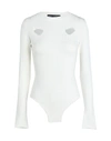 Marco Rambaldi Woman Sweater Off White Size L Virgin Wool, Polyamide, Elastane In Off White