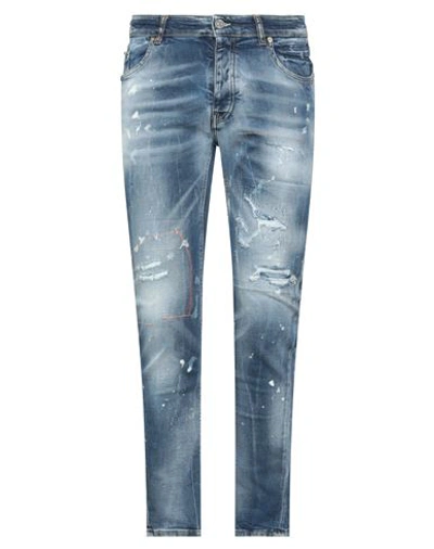 Pmds Premium Mood Denim Superior Man Jeans Blue Size 34 Cotton, Elastane