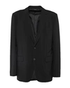Dunhill Man Suit Jacket Black Size 38 Wool In Black