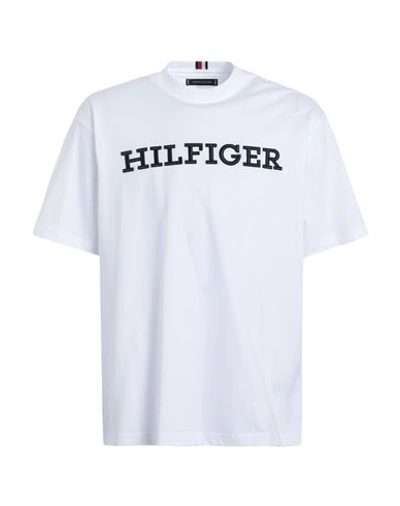 Tommy Hilfiger Man T-shirt White Size Xl Cotton