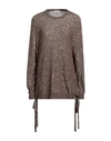 Stella Mccartney Woman Sweater Grey Size 4-6 Polyamide, Polyester