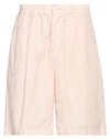 Paura Man Shorts & Bermuda Shorts Blush Size M Cotton, Elastane In Pink
