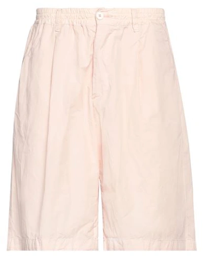 Paura Man Shorts & Bermuda Shorts Blush Size M Cotton, Elastane In Pink