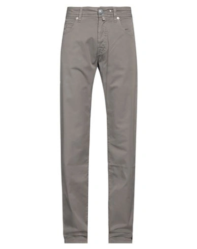 Jacob Cohёn Man Pants Grey Size 32 Cotton, Elastane In Grey