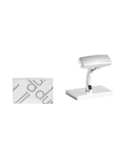 Dunhill Man Cufflinks And Tie Clips Silver Size - 925/1000 Silver In Metallic