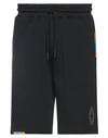 Marcelo Burlon County Of Milan Marcelo Burlon Man Shorts & Bermuda Shorts Black Size M Cotton, Polyester