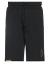 Marcelo Burlon County Of Milan Marcelo Burlon Man Shorts & Bermuda Shorts Black Size S Cotton, Polyester