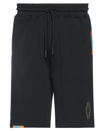 Marcelo Burlon County Of Milan Marcelo Burlon Man Shorts & Bermuda Shorts Black Size S Cotton, Polyester In Black