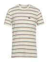 Lee Man T-shirt Ivory Size M Cotton In White