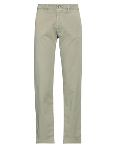 Officina 36 Denim Cropped In Sage Green